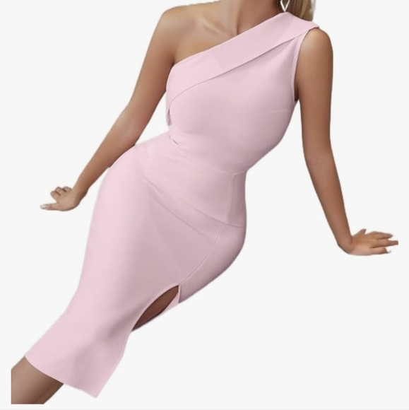 SOLD - Pink Dress - Picture 1 of 5